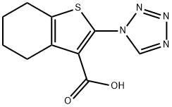 2-四唑-1-基-4,5,6,7-四氢-苯并[B]噻吩-3-羧酸