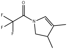 1H-Pyrrole, 2,3-dihydro-3,4-dimethyl-1-(trifluoroacetyl)- (9CI)