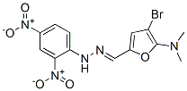 2-Furancarboxaldehyde,  4-bromo-5-(dimethylamino)-,  (2,4-dinitrophenyl)hydrazone  (9CI)
