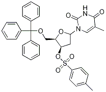 1-(3-O-Nosyl-5-O-trityl-2-deoxy--D-lyxofuranosyl)thymine