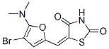 2,4-Thiazolidinedione,  5-[[4-bromo-5-(dimethylamino)-2-furanyl]methylene]-