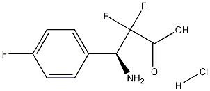 (S)-3-Amino-2,2-difluoro-3-(4-fluoro-phenyl)-propionic acid hydrochloride