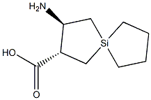 5-Silaspiro[4.4]nonane-2-carboxylicacid,3-amino-,(2R,3S)-rel-(9CI)
