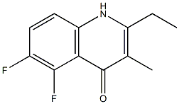 4-Quinolinol,2-ethyl-5,6-difluoro-3-methyl-(9CI)