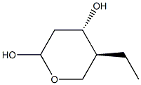 L-threo-Pentopyranose, 2,4-dideoxy-4-ethyl- (9CI)