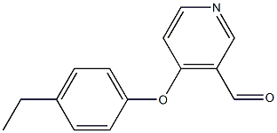 3-Pyridinecarboxaldehyde,4-(4-ethylphenoxy)-(9CI)
