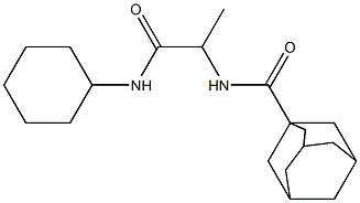 Tricyclo[3.3.1.13,7]decane-1-carboxamide, N-[2-(cyclohexylamino)-1-methyl-2-oxoethyl]- (9CI)