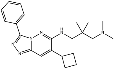 N3-(7-环丁基-3-苯基-1,2,4-三唑并[4,3-B]哒嗪-6-基)-N1,N1,2,2-四甲基-1,3-丙二胺