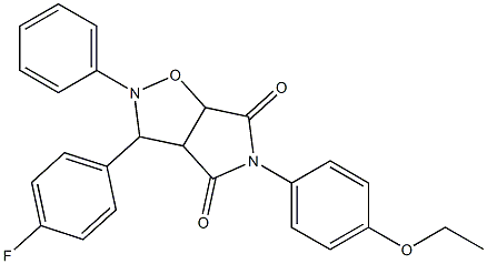 5-(4-ethoxyphenyl)-3-(4-fluorophenyl)-2-phenyltetrahydro-4H-pyrrolo[3,4-d]isoxazole-4,6(5H)-dione