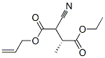 Butanedioic acid, 2-cyano-3-methyl-, 4-ethyl 1-(2-propenyl) ester, (3R)- (9CI)