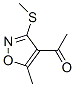 Ethanone, 1-[5-methyl-3-(methylthio)-4-isoxazolyl]- (9CI)