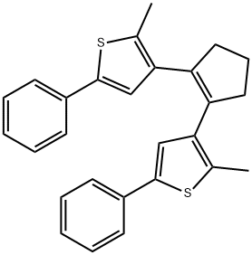 Thiophene, 3,3'-(1-cyclopentene-1,2-diyl)bis[2-methyl-5-phenyl-