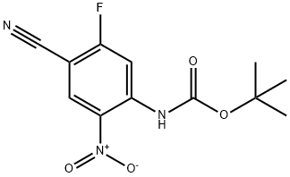 4-(Boc-amino)-2-fluoro-5-nitrobenzonitrile