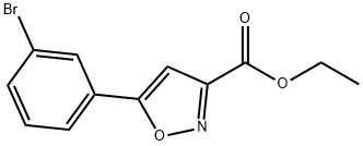 5-(3-BROMOPHENYL)-3-ISOXAZOLECARBOXYLIC ACID ETHYL ESTER