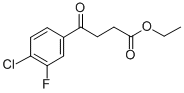 ETHYL 4-(4-CHLORO-3-FLUOROPHENYL)-4-OXOBUTYRATE