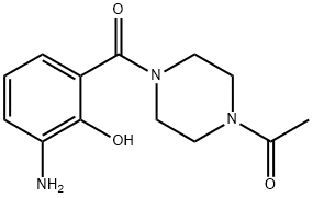 1-(4-(3-aMino-2-hydroxybenzoyl)piperazin-1-yl)ethanone
