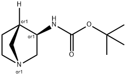 Carbamic acid, (1R,3R,4S)-1-azabicyclo[2.2.1]hept-3-yl-, 1,1-dimethylethyl