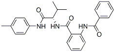 Benzamide, 2-(benzoylamino)-N-[(1S)-2-methyl-1-[[(4-methylphenyl)amino]carbonyl]propyl]- (9CI)
