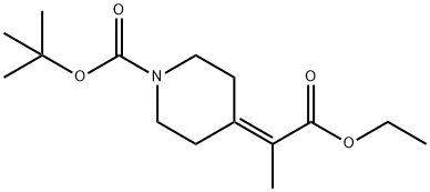 tert-butyl 4-(1-ethoxy-1-oxopropan-2
-ylidene)piperidine-1-carboxylate
