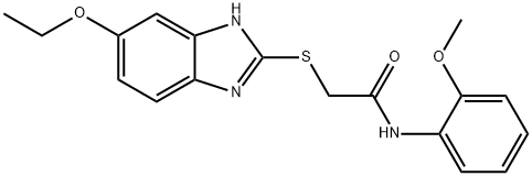 2-[(5-ethoxy-1H-benzimidazol-2-yl)sulfanyl]-N-(2-methoxyphenyl)acetamide