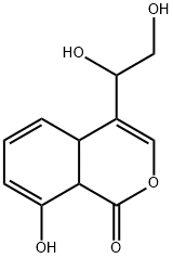 1H-2-Benzopyran-1-one, 4-(1,2-dihydroxyethyl)-4a,8a-dihydro-8-hydroxy- (9CI)