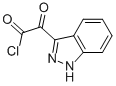 1H-Indazole-3-acetyl chloride, alpha-oxo- (9CI)