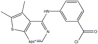 3-((5,6-二甲基噻吩并[2,3-D]嘧啶-4-基)氨基)苯甲酸盐酸盐