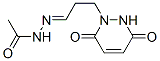 Acetic acid, [3-(3,6-dihydro-3,6-dioxo-1(2H)-pyridazinyl)propylidene]hydrazide (9CI)