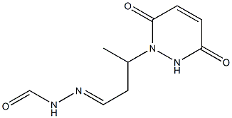 1(2H)-Pyridazinepropanal, 3,6-dihydro-ba-methyl-3,6-dioxo-, alpha-(formylhydrazone) (9CI)