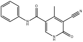 3-Pyridinecarboxamide,5-cyano-1,6-dihydro-4-methyl-6-oxo-N-phenyl-(9CI)