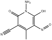 3-Pyridinecarbonitrile,  1-amino-1,2-dihydro-6-hydroxy-4-methyl-5-nitroso-2-oxo-