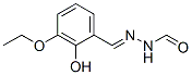 Hydrazinecarboxaldehyde, [(3-ethoxy-2-hydroxyphenyl)methylene]- (9CI)