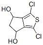 4H-Cyclopenta[c]thiophene-4,6-diol, 1,3-dichloro-5,6-dihydro- (9CI)