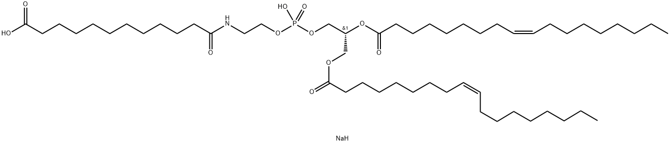 1,2-DIOLEOYL-SN-GLYCERO-3-PHOSPHOETHANOLAMINE-N-(DODECANYL) (SODIUM SALT);18:1 DODECANYL PE
