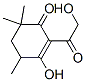 2-Cyclohexen-1-one, 3-hydroxy-2-(hydroxyacetyl)-4,6,6-trimethyl- (9CI)