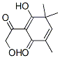 2,5-Cyclohexadien-1-one, 3-hydroxy-2-(hydroxyacetyl)-4,4,6-trimethyl- (9CI)