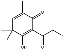 2,5-Cyclohexadien-1-one, 2-(fluoroacetyl)-3-hydroxy-4,4,6-trimethyl- (9CI)