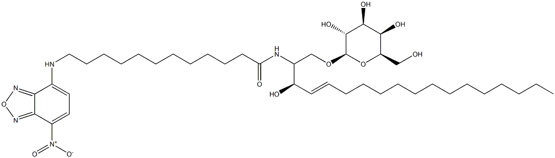 N-[12-[(7-NITRO-2-1,3-BENZOXADIAZOL-4-YL)AMINO]DODECANOYL]-D-GALACTOSYL-1-1'-SPHINGOSINE;C12-NBD GALACTOSYL CERAMIDE