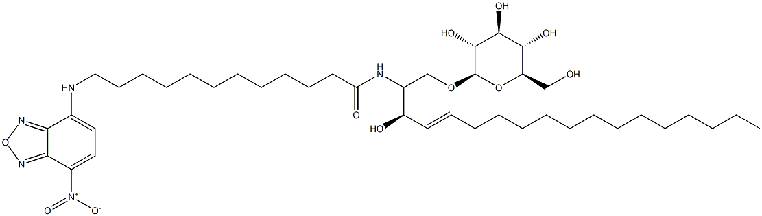 N-[12-[(7-NITRO-2-1,3-BENZOXADIAZOL-4-YL)AMINO]DODECANOYL]-D-GLUCOSYL-1-1'-SPHINGOSINE;C12-NBD GLUCOSYL CERAMIDE