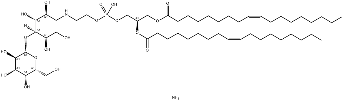 1,2-DIOLEOYL-SN-GLYCERO-3-PHOSPHOETHANOLAMINE-N-LACTOSYL (AMMONIUM SALT);18:1 LACTOSYL PE