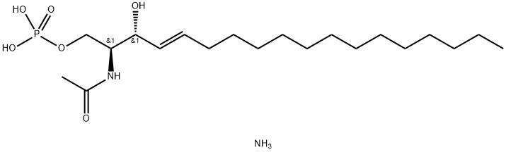 N-ACETOYL-CERAMIDE-1-PHOSPHATE (AMMONIUM SALT);C2 CERAMIDE-1-PHOSPHATE (D18:1/2:0)