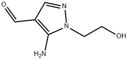 1H-Pyrazole-4-carboxaldehyde, 5-amino-1-(2-hydroxyethyl)- (9CI)