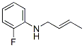 Benzenamine, N-2-butenyl-2-fluoro- (9CI)