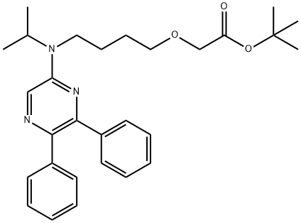2-{4-[N-(5,6-二苯基吡嗪基)-N_异丙基氨基]正丁氧基}乙酸叔丁醇酯