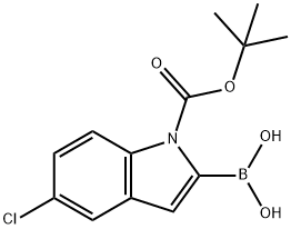 1-BOC-5-氯吲哚-2-硼酸