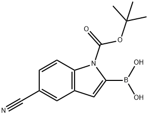 1-Boc-5-氰基吲哚-2-硼酸