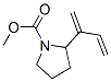 1-Pyrrolidinecarboxylic  acid,  2-(1-methylene-2-propenyl)-,  methyl  ester  (9CI)