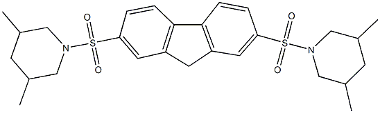 1-({7-[(3,5-dimethyl-1-piperidinyl)sulfonyl]-9H-fluoren-2-yl}sulfonyl)-3,5-dimethylpiperidine