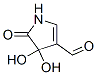 1H-Pyrrole-3-carboxaldehyde, 4,5-dihydro-4,4-dihydroxy-5-oxo- (9CI)