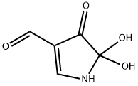 1H-Pyrrole-3-carboxaldehyde, 4,5-dihydro-5,5-dihydroxy-4-oxo- (9CI)